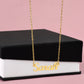 To My Girlfriend Custom Name Necklace with a Valentine's Day Message | Now a 18k Yellow Gold Option